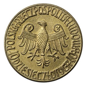 PRL, 10 złotych 1964, Kazimierz Wielki, bez napisu PRÓBA. Rzadkie (818)