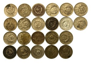 Russia, USSR, set of 10 kopecks 1929-1940. total 22 pieces. (825)