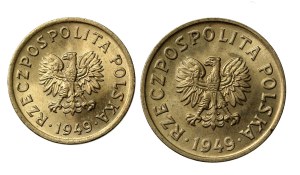 PRL, zestaw 10 i 20 groszy 1949. Razem 2 szt. (871)