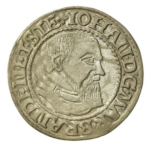 Śląsk - Księstwo krośnieńskie, Jan Kostrzyński, Grosz 1545, Krosno (1136)