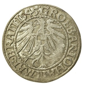 Śląsk - Księstwo krośnieńskie, Jan Kostrzyński, Grosz 1545, Krosno (1136)