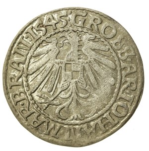 Śląsk - Księstwo krośnieńskie, Jan Kostrzyński, Grosz 1545, Krosno (1136)