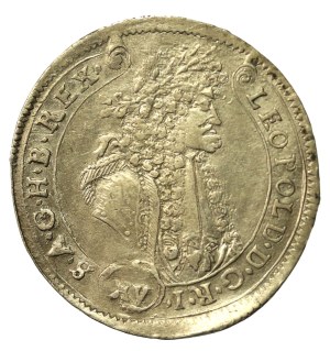 Węgry, Leopold I, 15 krajcarów, 1689 KB (251)