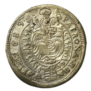 Węgry, Leopold I, 15 krajcarów, 1689 KB (251)