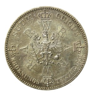 Niemcy, Prusy, Wilhelm i Augusta, talar koronacyjny 1861 A, Berlin, UNC (253)