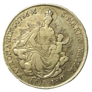 Hungary, Joseph II, 1/2 Thaler 1786 (255)