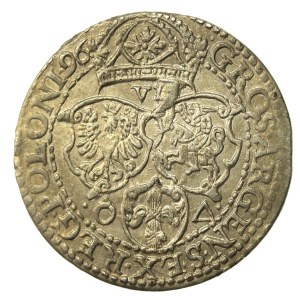 Zygmunt III Waza, Szóstak 1596, Malbork (256)