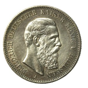 Niemcy, Prusy, Fryderyk III, 2 marki 1888 (262)