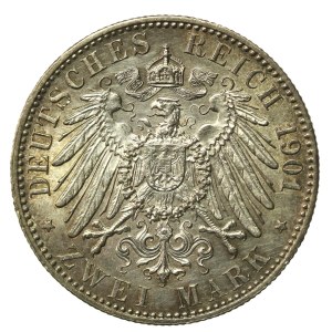Niemcy, Prusy, 2 marki 1901 - 200 lat Królestwa Prus (263)