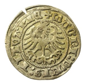 Zygmunt I Stary, Półgrosz 1516, Wilno. Kropka nad Pogonią (265)