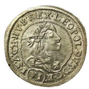 Austria, Leopold I, 6 krajcars 1667, Flint. Rare (270)