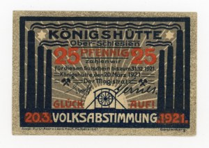 Königshütte/Königshütte today Chorzow, 25 fenig 1921 (1141)