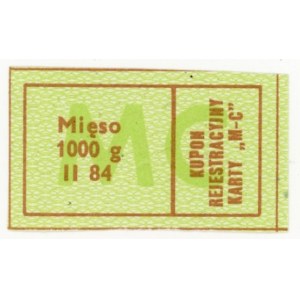 Karta zaopatrzeniowa, luty 1984 - M-C (1143)