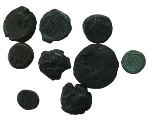 Greece, Olbia, 4th century BC. Set of 9 pieces. (188)