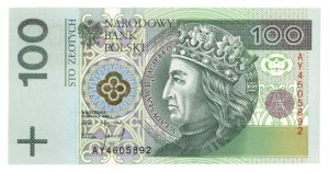 III RP, 100 złotych 1994 AY. Rzadkie (1220)