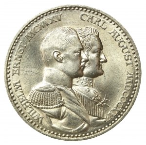 Germany, Saxony-Weimar-Eisenach, 3 marks 1915, 100th anniversary of the duchy, Berlin (203)
