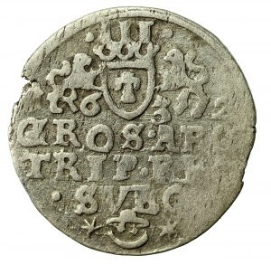 Swedish occupation, Gustav II Adolf, trojak 1632, Elblag (215)