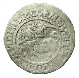 Sigismund I the Old, Half-penny 1520, Vilnius, SIGISMVANDI - reversed N (227)