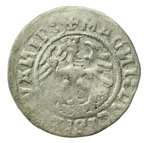 Sigismund I the Old, Half-penny 1520, Vilnius, SIGISMVANDI - reversed N (227)