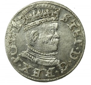 Stefan Batory, Trojak 1586, Riga (235)
