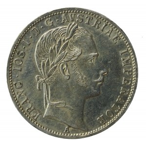 Austria, Franciszek Józef I, 1 Floren 1861 A, Wiedeń (262)