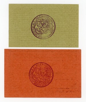 Lviv Wielkopolski/Neustadt b. Pinne, Stadt, 25 and 50 fenigs n.d. Set of 2 pcs. (302)