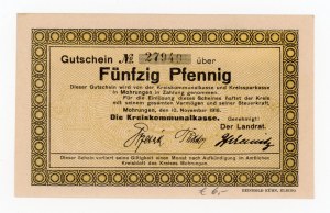 Morag/Mohrungen, Kreis, 50 fenig 1918 (303)