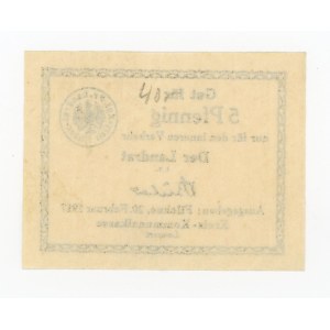 Wieleń/Filehne, Kreis, 5 fenigów 1917. Rzadkość (306)