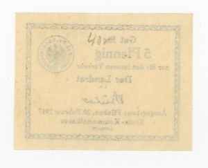 Wieleń/Filehne, Kreis, 5 fenig 1917. rarity (306)