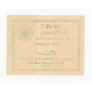 Wieleń/Filehne, Kreis, 10 fenigów 1917. Rzadkość (307)