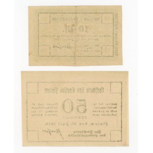 Złotów/Flatow, Kreis, 10 i 50 fenigów 1917/1918 (309)