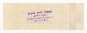 Solidarity, Cegiełka 100 zloty Electoral Fund, Malopolska Civic Committee (310)