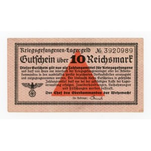 Niemcy, Uniwersalny Bon Obozowy, 10 marek [1939] (315)