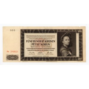 Czechy i Morawy, 500 koron 1942 (316)