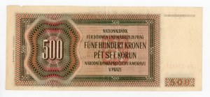 Bohemia and Moravia, 500 crowns 1942 (316)