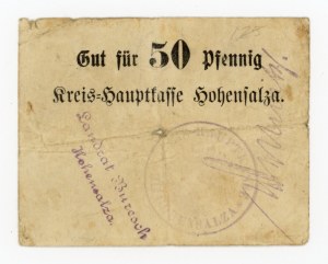 Inowrocław/Hohensalza 50 fenigs (1914). Numeral 5 low (321)