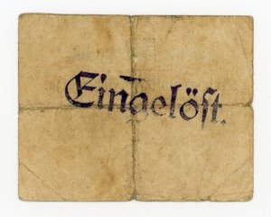 Inowrocław/Hohensalza 50 fenigs (1914). Numeral 5 high. Deleted (322)