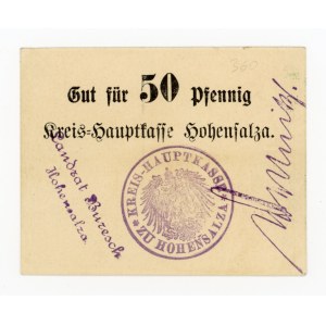 Inowrocław/Hohensalza 50 fenigów (1914). Cyfra 5 wysoka (323)