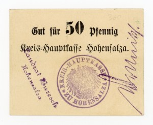 Inowrocław/Hohensalza 50 fenigs (1914). Numeral 5 high (323)