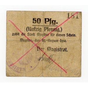 Mogilno, 50 fenigów 1914 - skasowany (325)