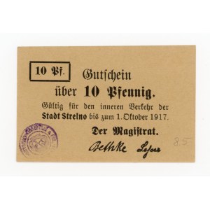 Strzelno/Strzelno, 10 fenigów 1917 - papier jasnobrązowy (329)