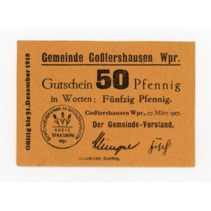 Jabłonowo Pomorskie/Gosslershausen Wpr., 50 fenigów 1917 (330)