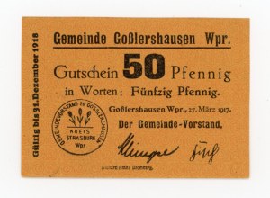 Jablonowo Pomorskie/Gosslershausen Wpr., 50 fenig 1917 (330)