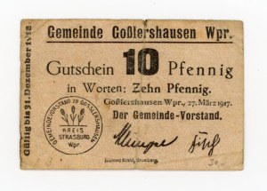 Jablonowo Pomorskie/Gosslershausen Wpr., 10 fenig 1917 (331)