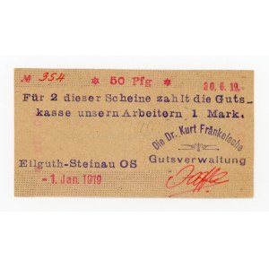 Ligota Ścinawska/Ellguth-Steinau, 50 fenigów 1919 (333)