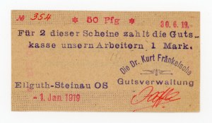 Ligota Ścinawska/Ellguth-Steinau, 50 fenig 1919 (333)