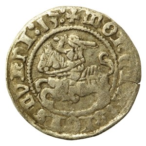 Zygmunt I Stary, Półgrosz 1513, Wilno, rewers-4 kropki. Rzadki (505)