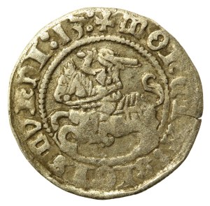 Sigismund I the Old, Half-penny 1513, Vilnius, reverse-4 dots. Rare (505)
