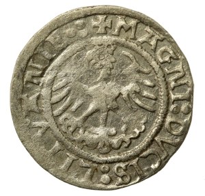 Sigismund I the Old, Half-penny 1520, Vilnius. Corrected date (511)