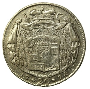 Austria, Archbishopric of Salzburg, Jerome von Colloredo, 20 Krajcars 1794 M (530)